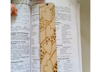 MDF Bookmark Heart