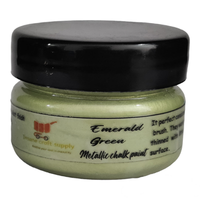 Emerald Green Metallic Chalk Paint