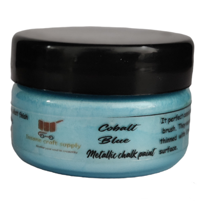 Cobalt Blue Metallic Chalk Paint