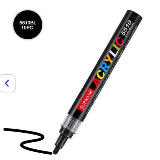 Acrylic Paint Marker Black 4mm