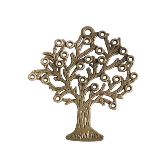 Antique Metal Charm Tree (T1097)