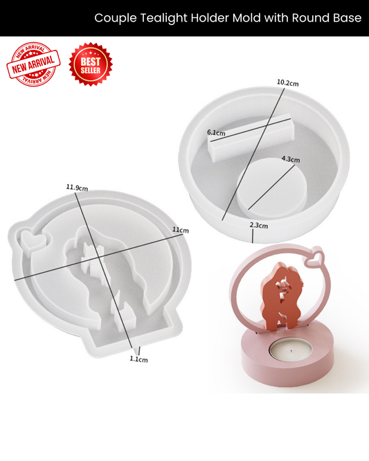 Couple T Light Holder Mould