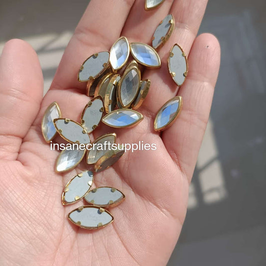 Kundan Beads Eye Shape