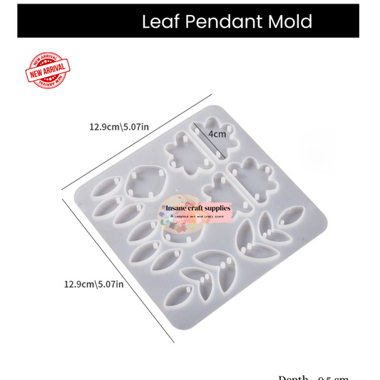 Leaf Pendant Mould
resin pendant mold