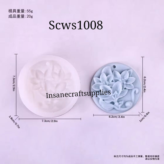 Lily Bloom Wax Sachet mould
candle mould
silicon candle mould
insane craft supplies
