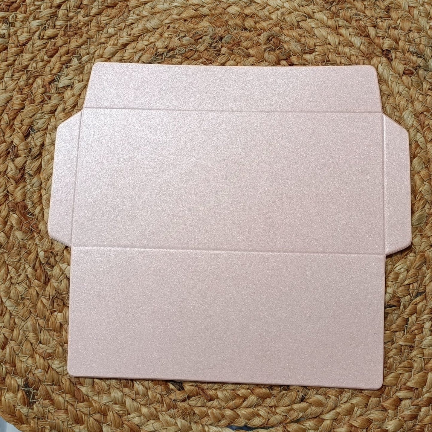 Metallic Baby Pink Envelope