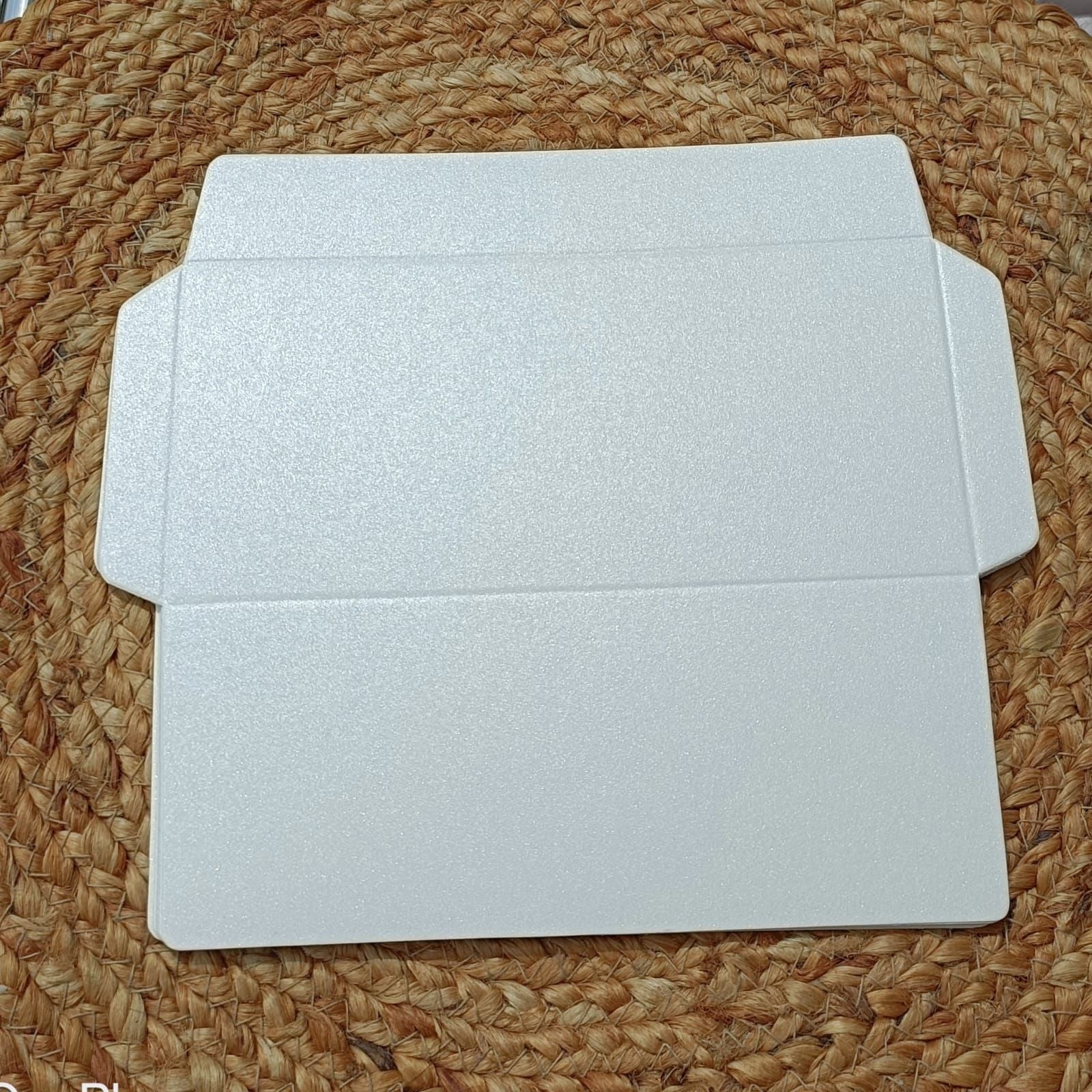 Metallic White Envelope