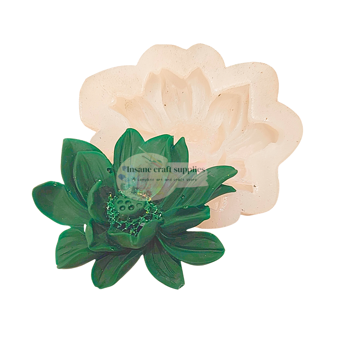 New Lotus Silicon Candle Mould 
candle making material
candle making supplies
insane craft supplies
candle mold wholesale