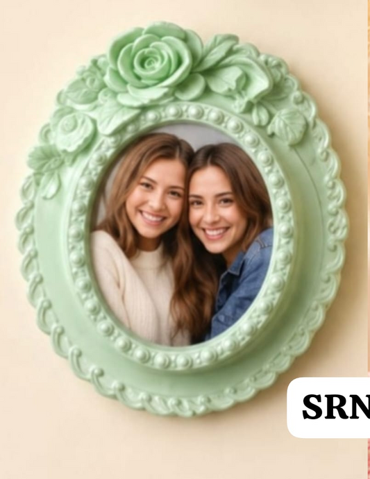 Mini Oval Frame Mould For Resin Art, Casting and diy Art