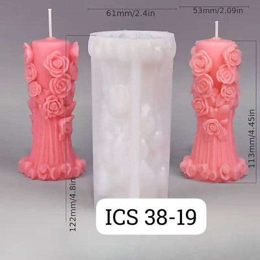 Pillar Flower Candle Mould ICS38-19
candle mould
silicon candle mould
wholesale candle mould
pillar candle mould
