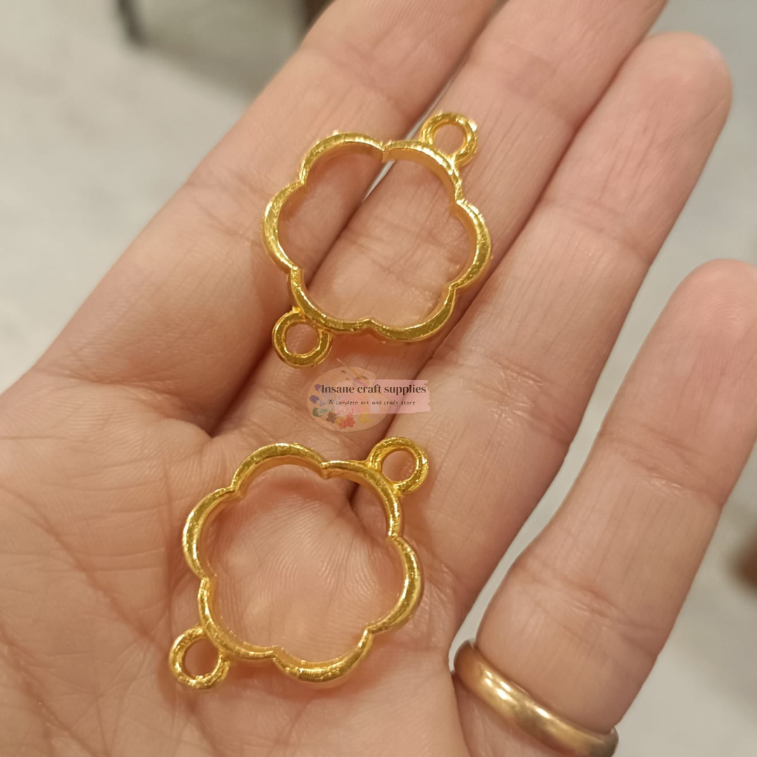 Rakhi Bezel Flower Design 
bezels for rakhi  making
rakhi raw material for resin
rakhi material
insane craft supplies
wholesale resin art material
