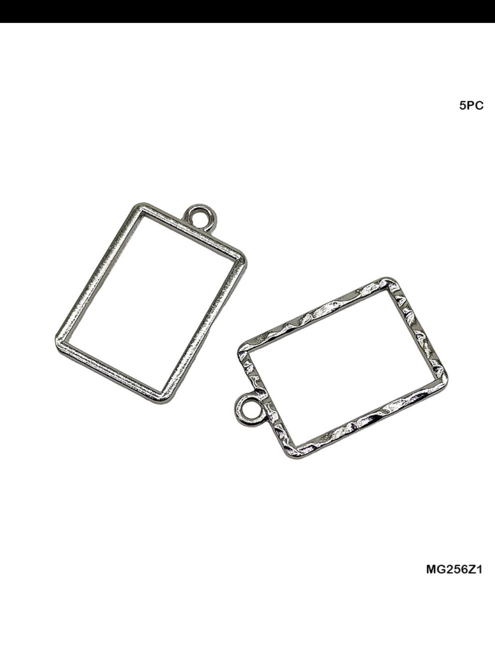 Rectangular Bezel Rectangle Shape Bezel 1 pc Silver – insane craft supplies