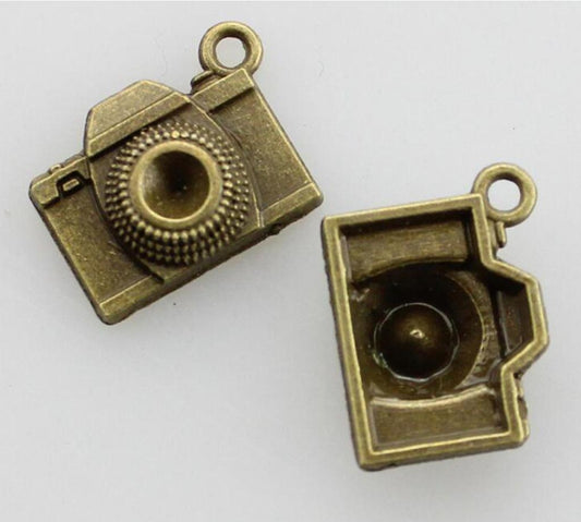 Camera Pendent Metal Charm