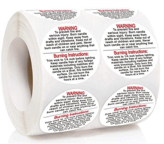 Warning Sticker Roll