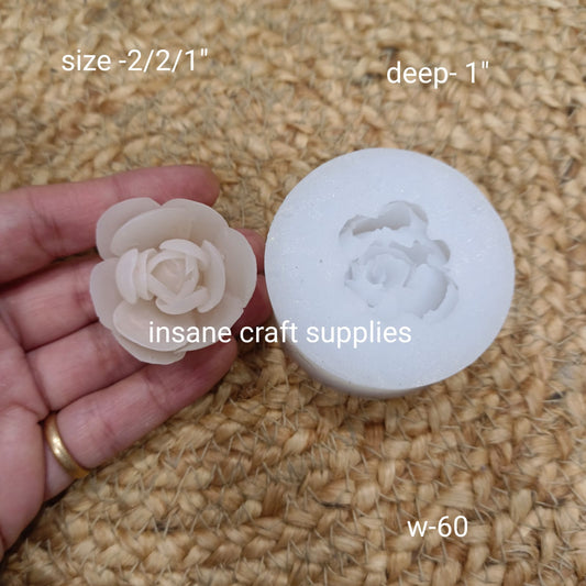 rose candle mold
candle mould rose bud mould
 