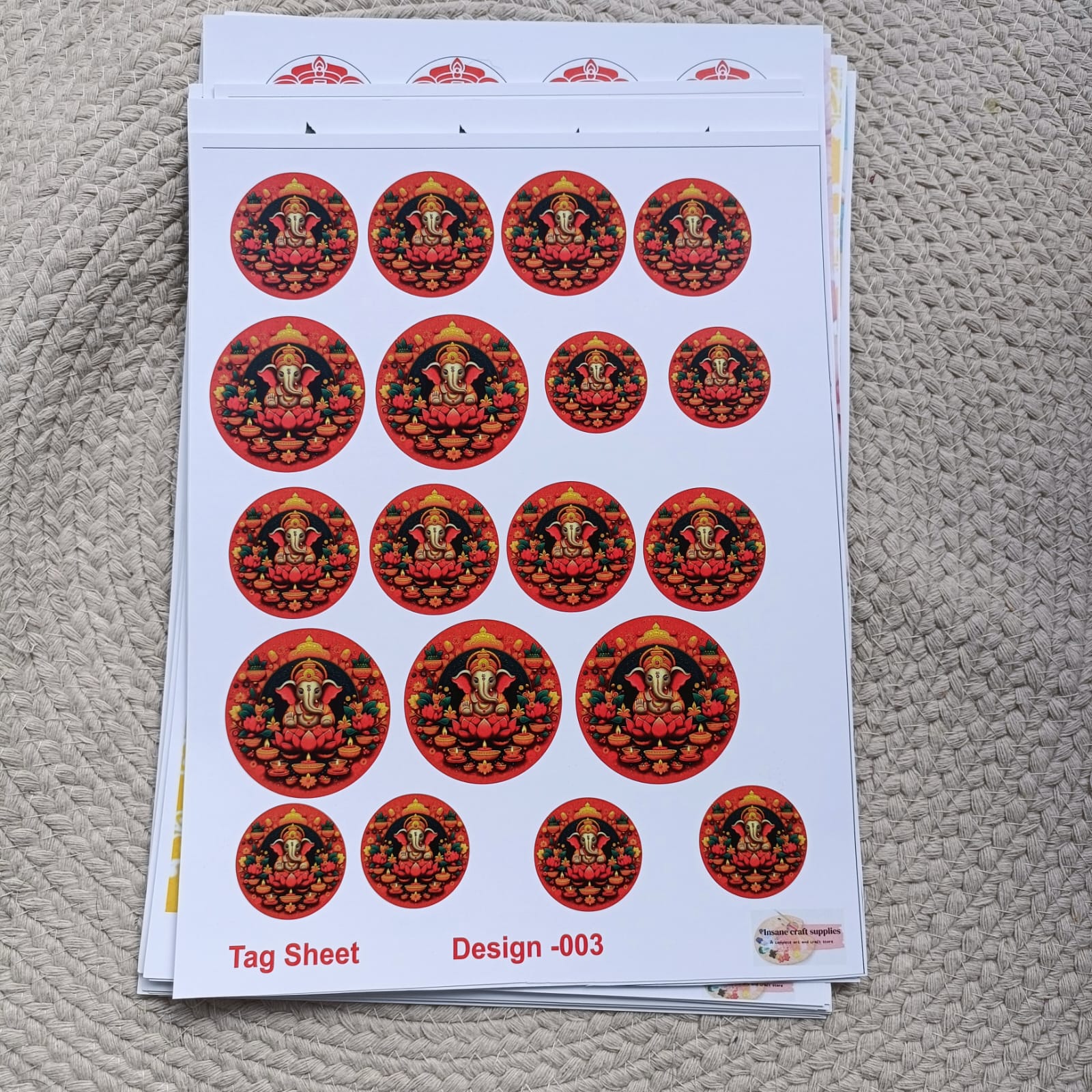 File Tag Sheets Tag Sheet 003 – insane craft supplies