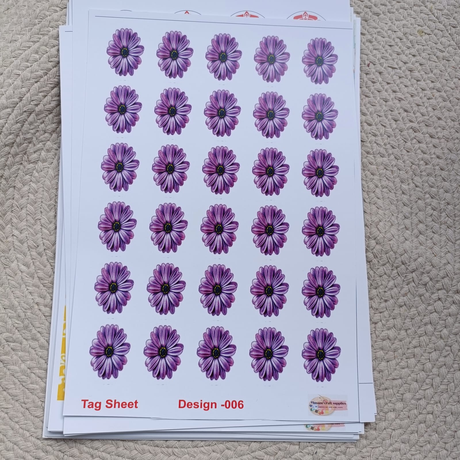 File Tag Sheets Tag Sheet 006 – insane craft supplies