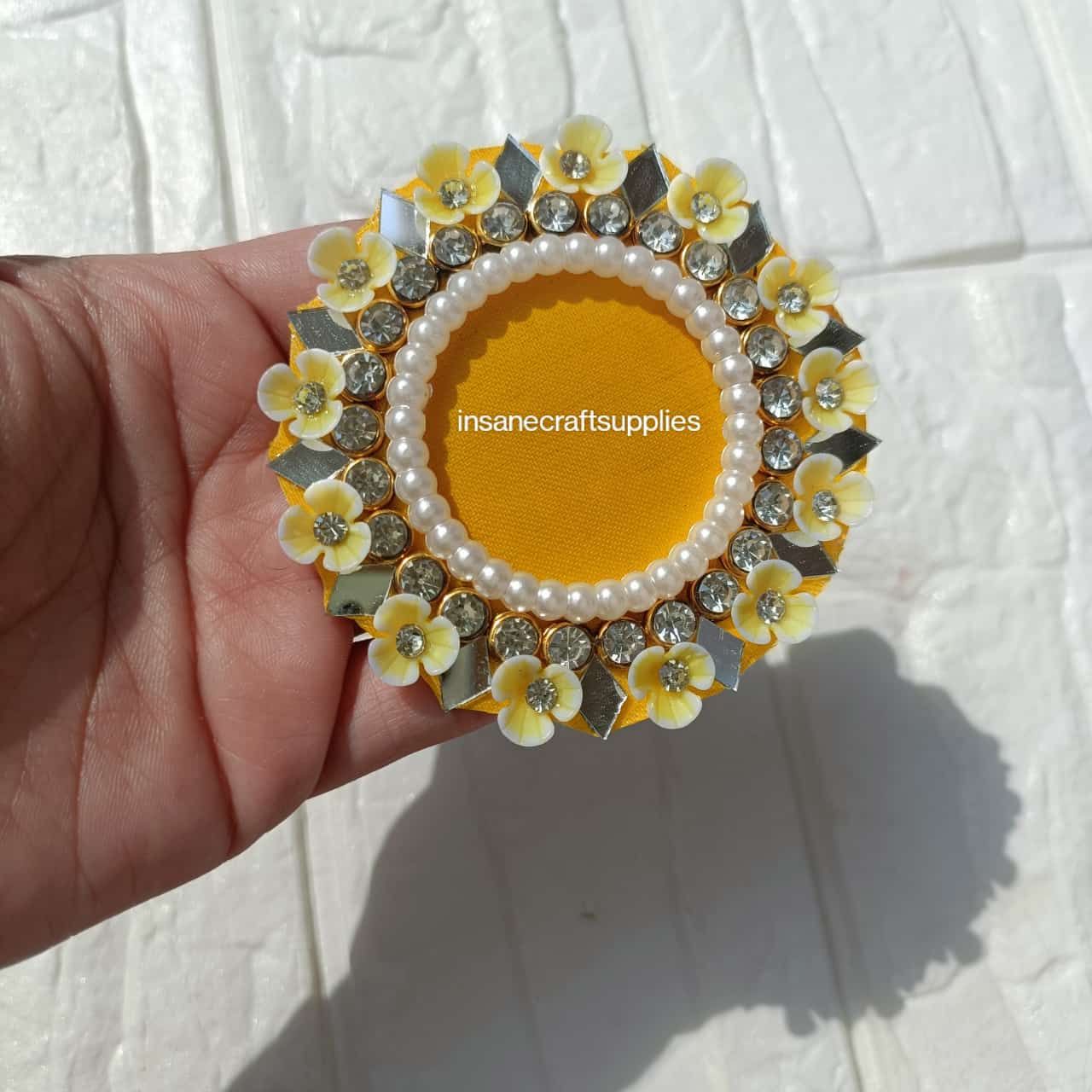 Tea Light Patch Yellow Color