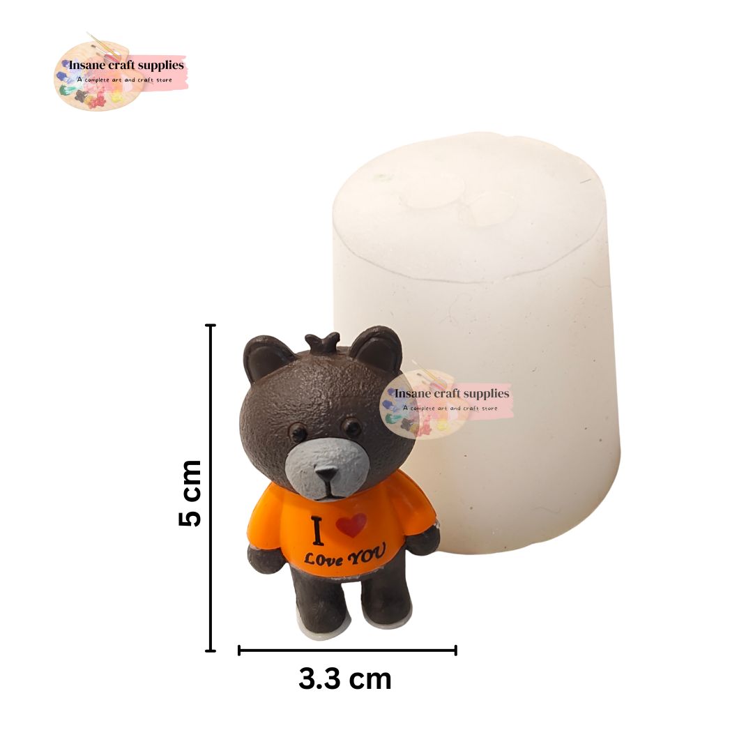 Teddy Candle Mould ICS3007
candle mould
silicon candle mould
insane craft supplies