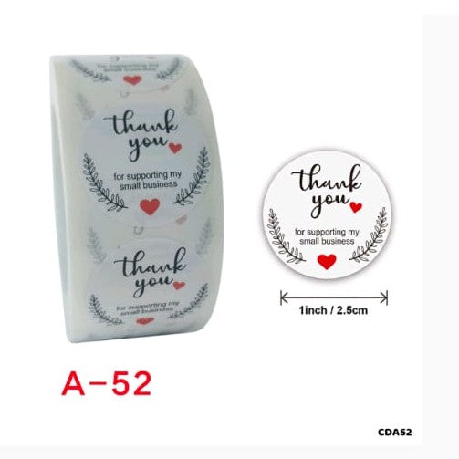 Thankyou Sticker Tape roll