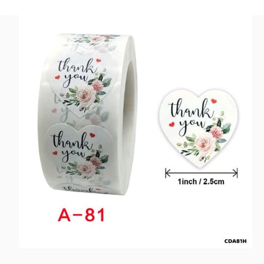 Thankyou Sticker Tape roll 