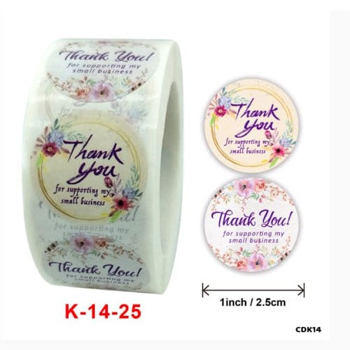 Thankyou Sticker Tape 