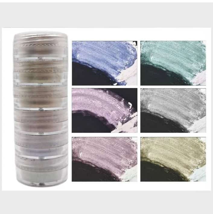 Metallic 6 in 1 mica powder K