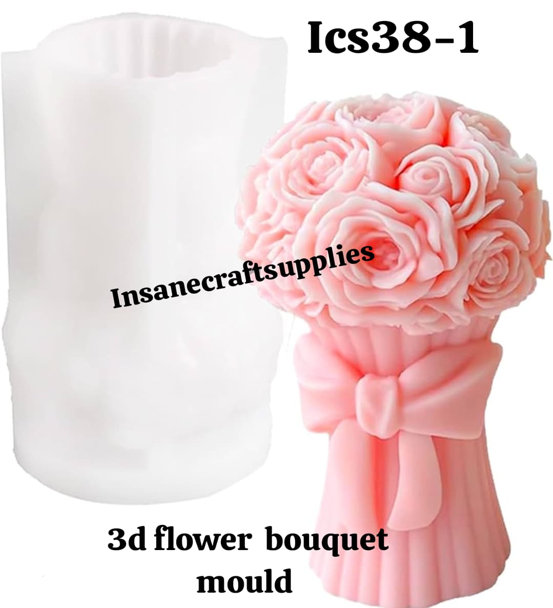 Flower Bouquet Candle Mould ICS38-1