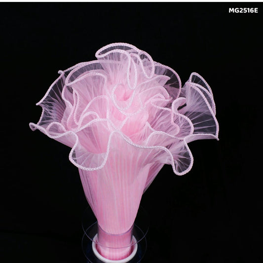 Pink Wrapping Bouquet Wrinkled Net 1 Pcs