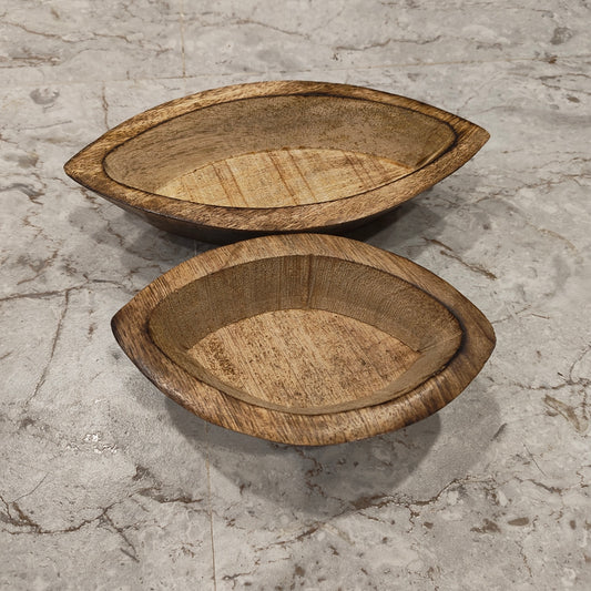 Wooden Bowl For Candles-Boat Shape
wooden candle base
candle base