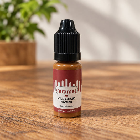 Caramel solid color liquid pigment bottle for candle making 10ml