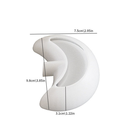 Half Moon Candle Jar Mould