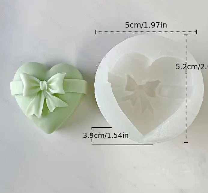 Gift Heart Candle Mould HM0195