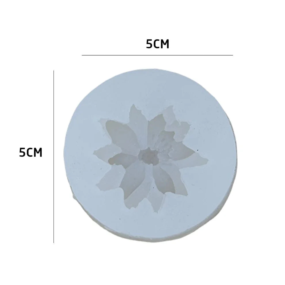 3D Flower Candle Mould HM0280
