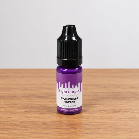 Light Purple solid color liquid pigment bottle for candle making 10ml