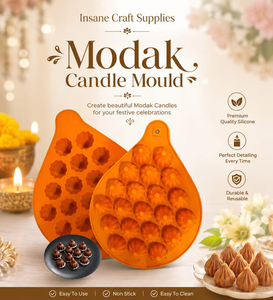 Mini Modak Silicone Candle Mould for Candle Making