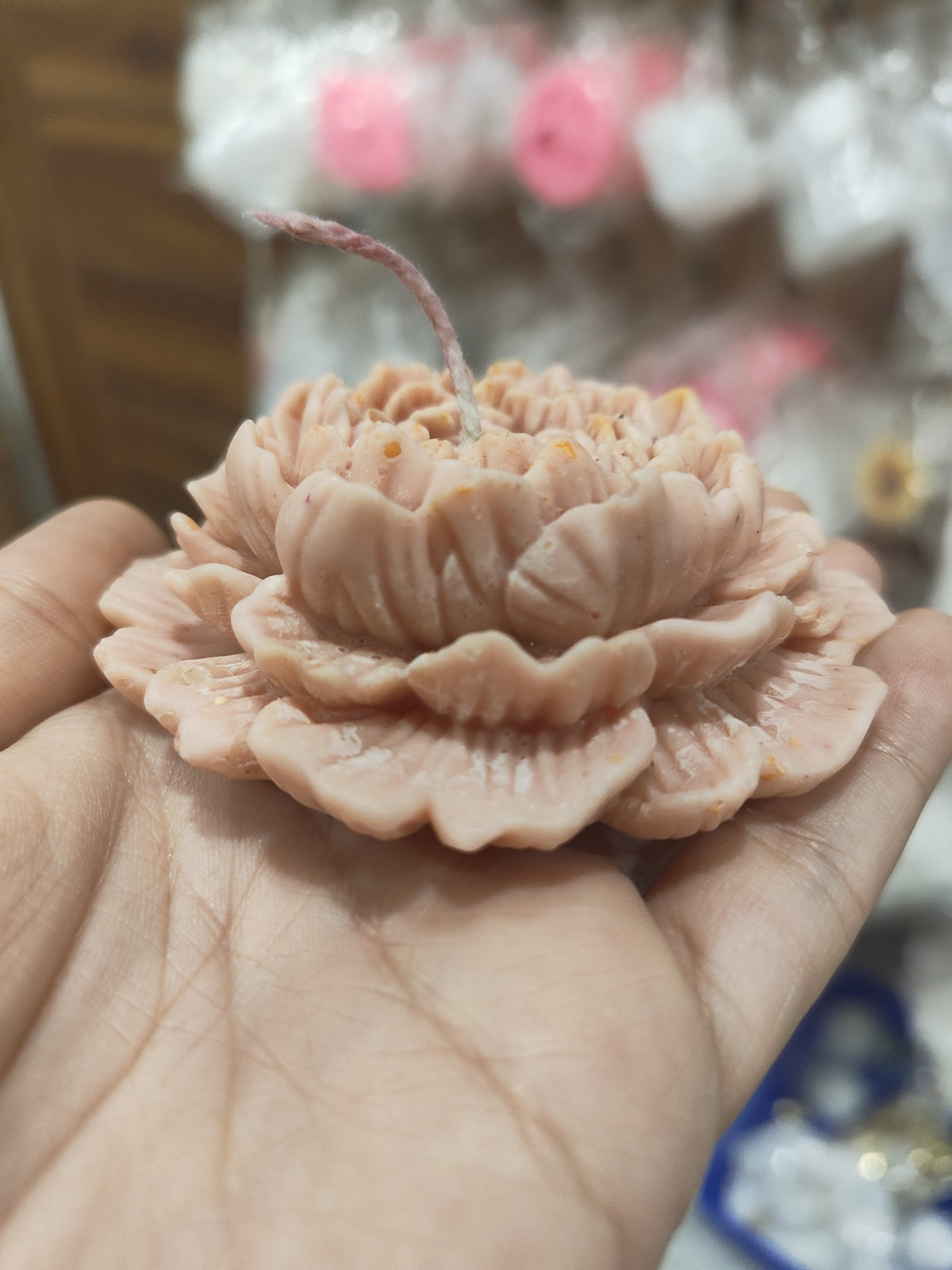 Peony Candle Mould DM76