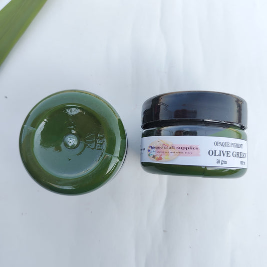Olive Green Opaque Pigment 50grm