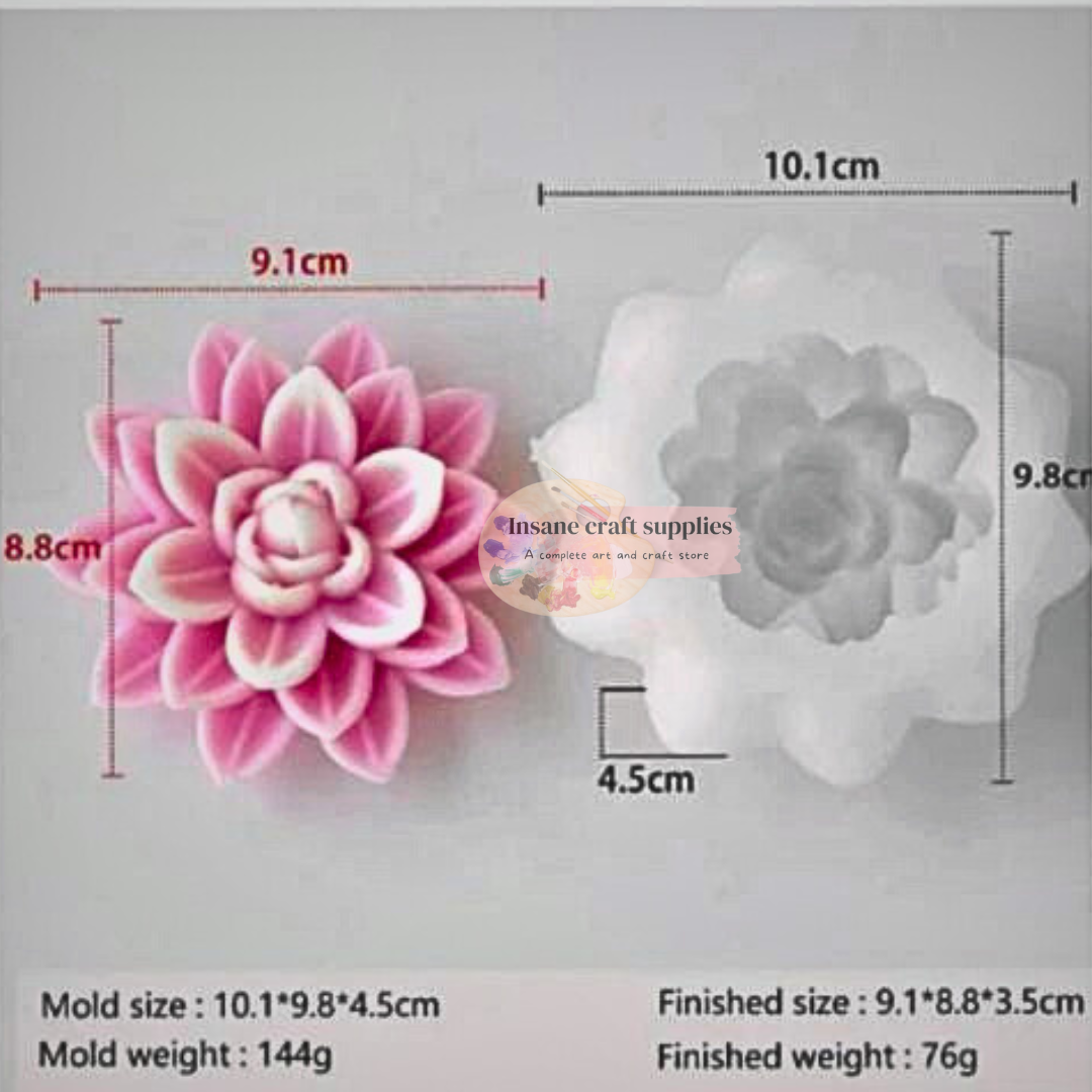 Viral Lotus Flower Silicone Mold 002