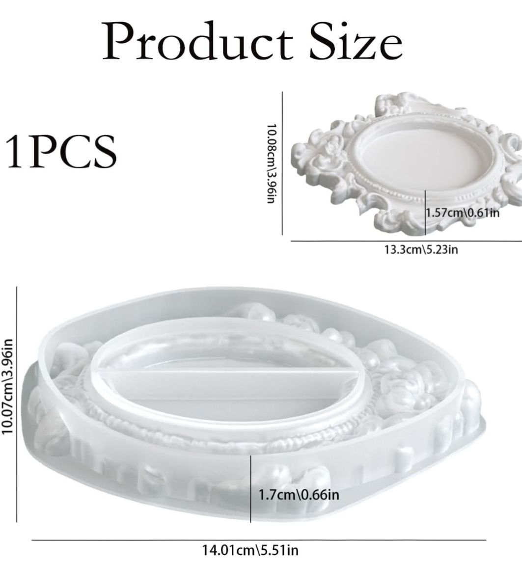 Frame Trinket Tray Mould DD0081