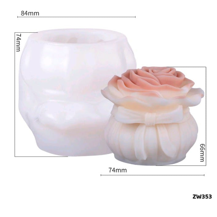 flower Candle Mould ZW353 Heavy Quality
