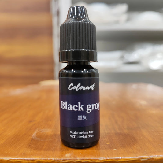 Black Gray Candle Colour