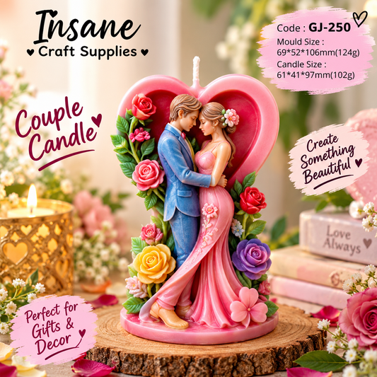 Romantic Couple Candle Mold GJ250