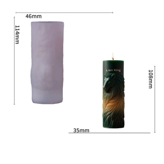 Pillar Candle Mould LZ1007 Heavy Quality