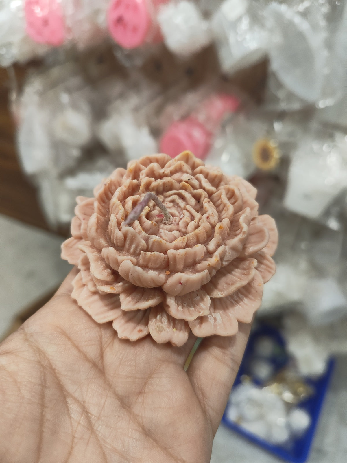 Peony Candle Mould DM76