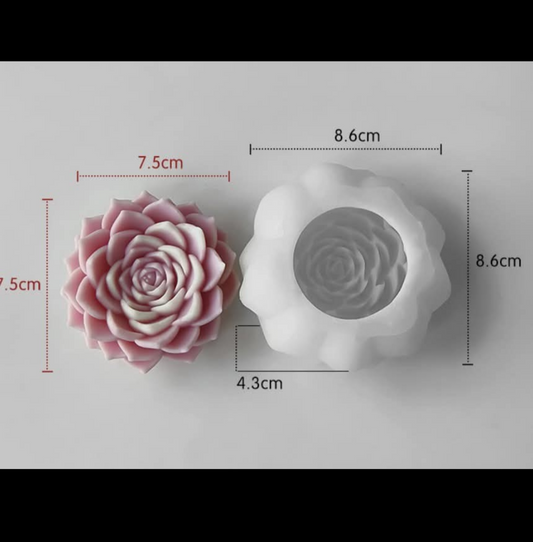 Lotus Candle Silicone Mould DYF7451