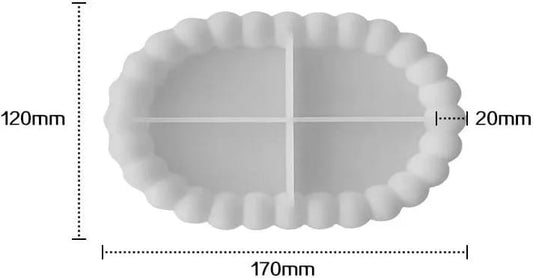 Bubble tray mould Oval