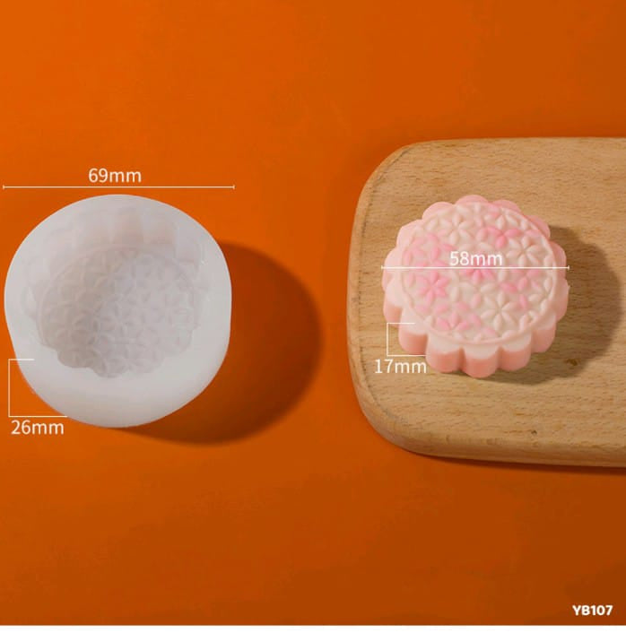 flower Candle Mould YB107 Heavy Quality