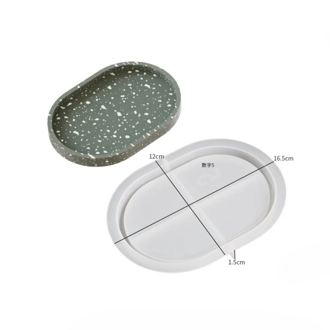 Tray mould
Candle mould
Concrete mould 
Silicon moulds 
