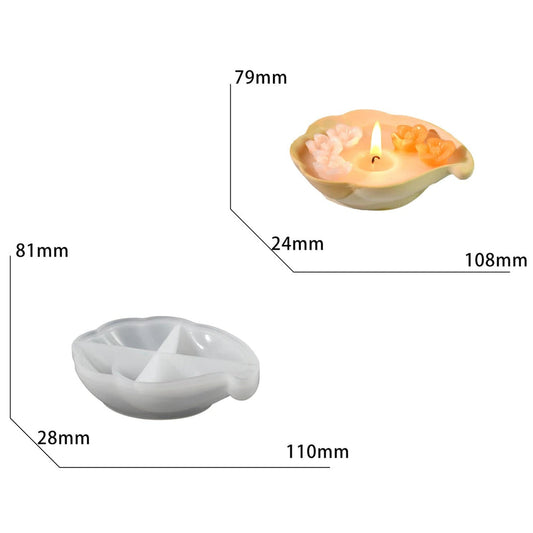 Cloud Shape Candle Dish Mould SM0908